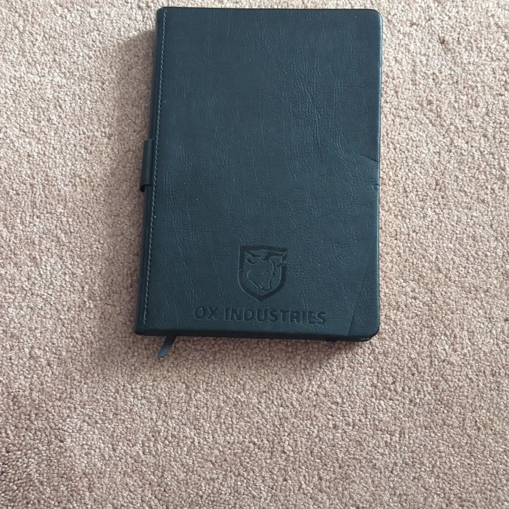 Black Ox Industries Notebook New. Never Used Or Broke In. .New. No Tags Sale